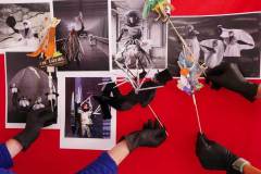 Dreidimensionale Arbeiten: Collage, Papiertheater, Licht und Schattenspiel